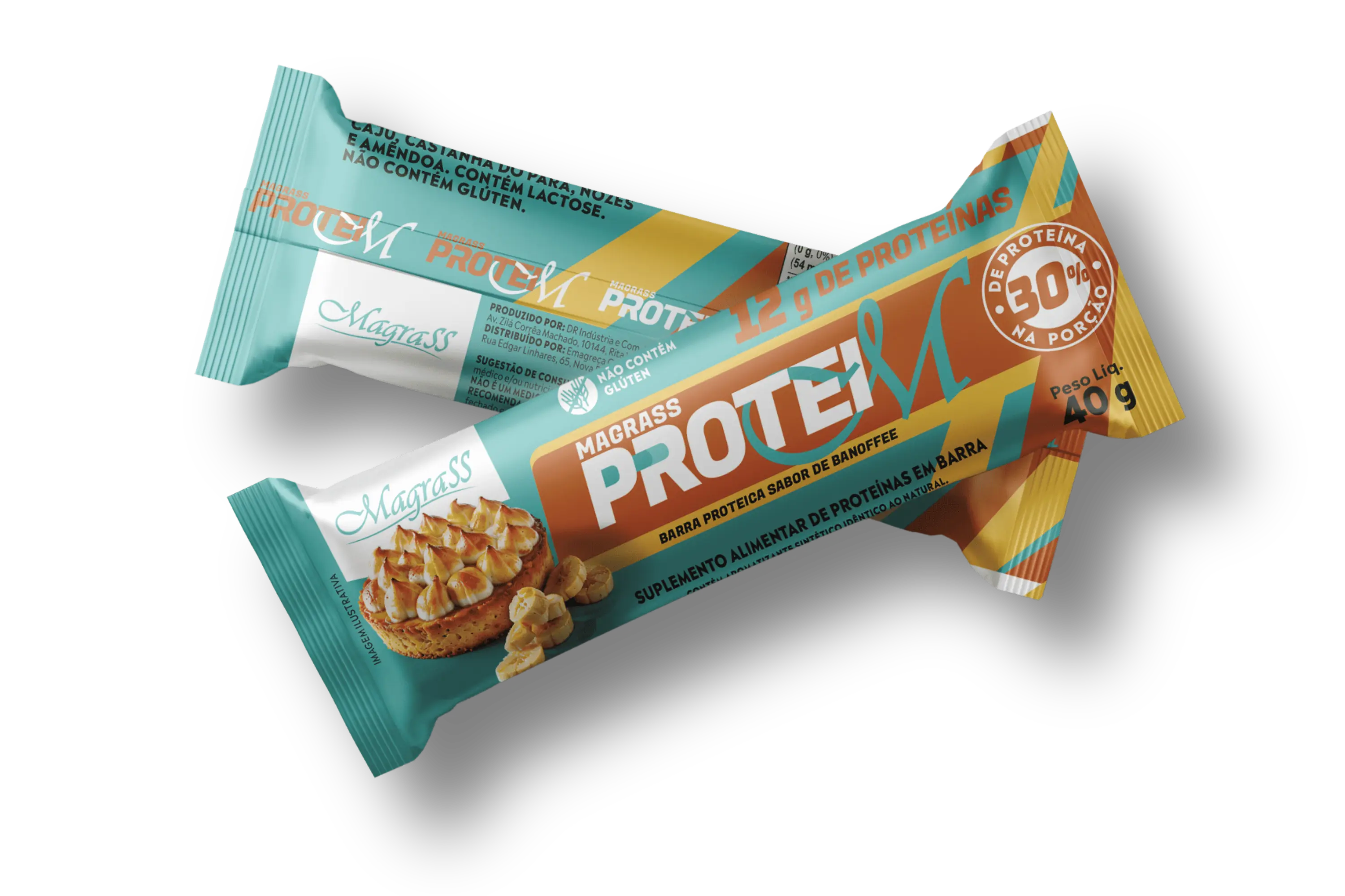 Barra de Proteína Sabor Banoffee Magrass (40g)