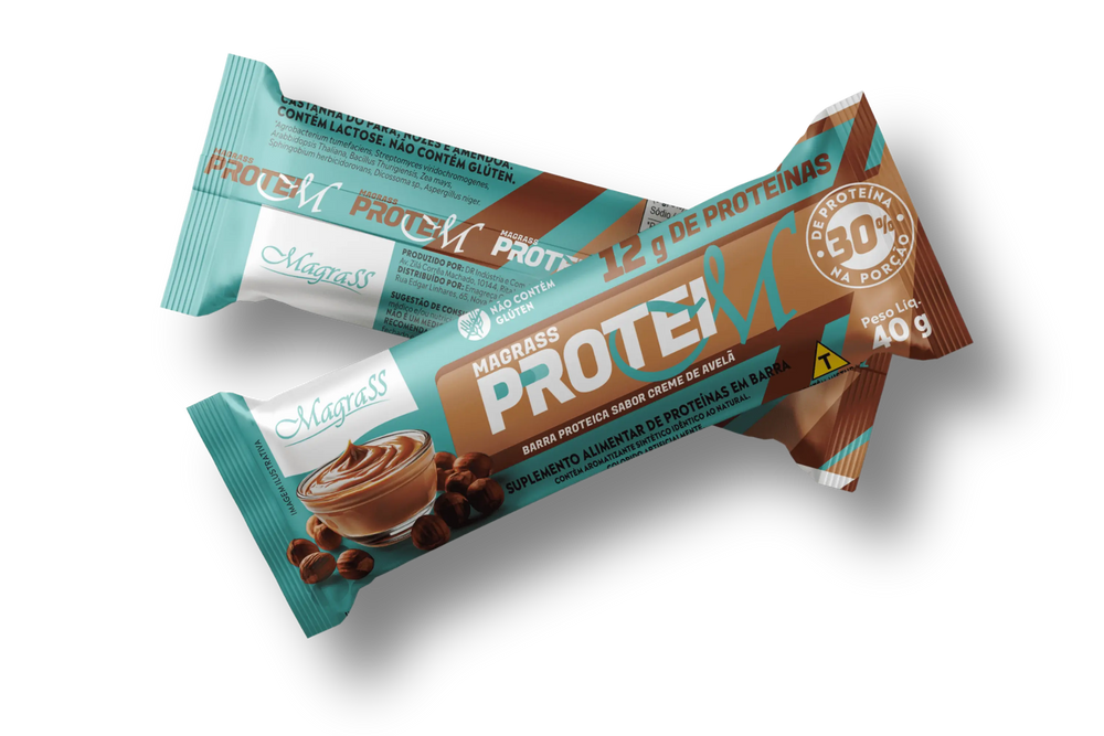 Barra de Proteína Sabor Creme de Avelã Magrass (40g)