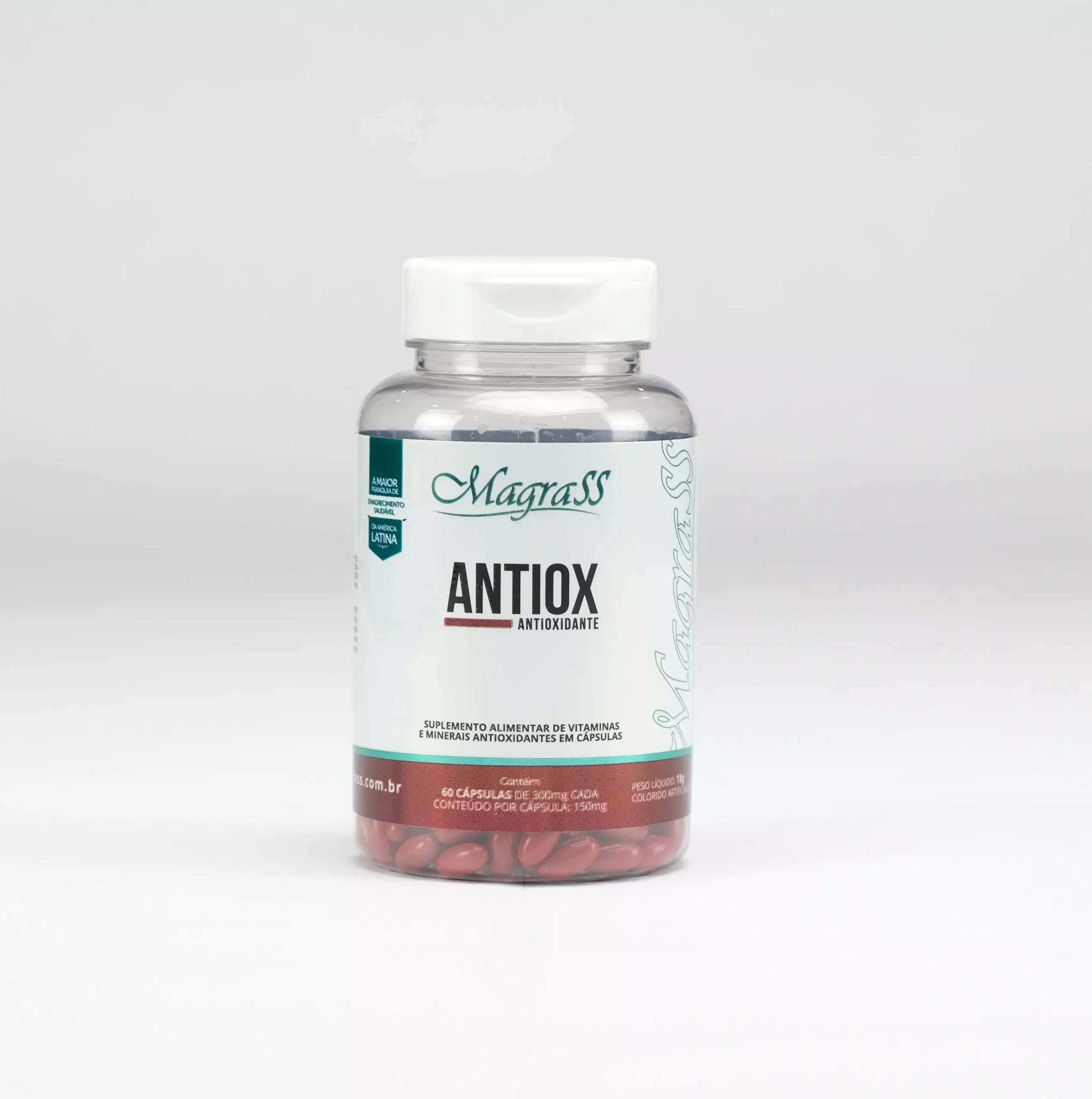 Antiox Suplemento Antioxidante com Vitaminas e Minerais Magrass (60 cápsulas)