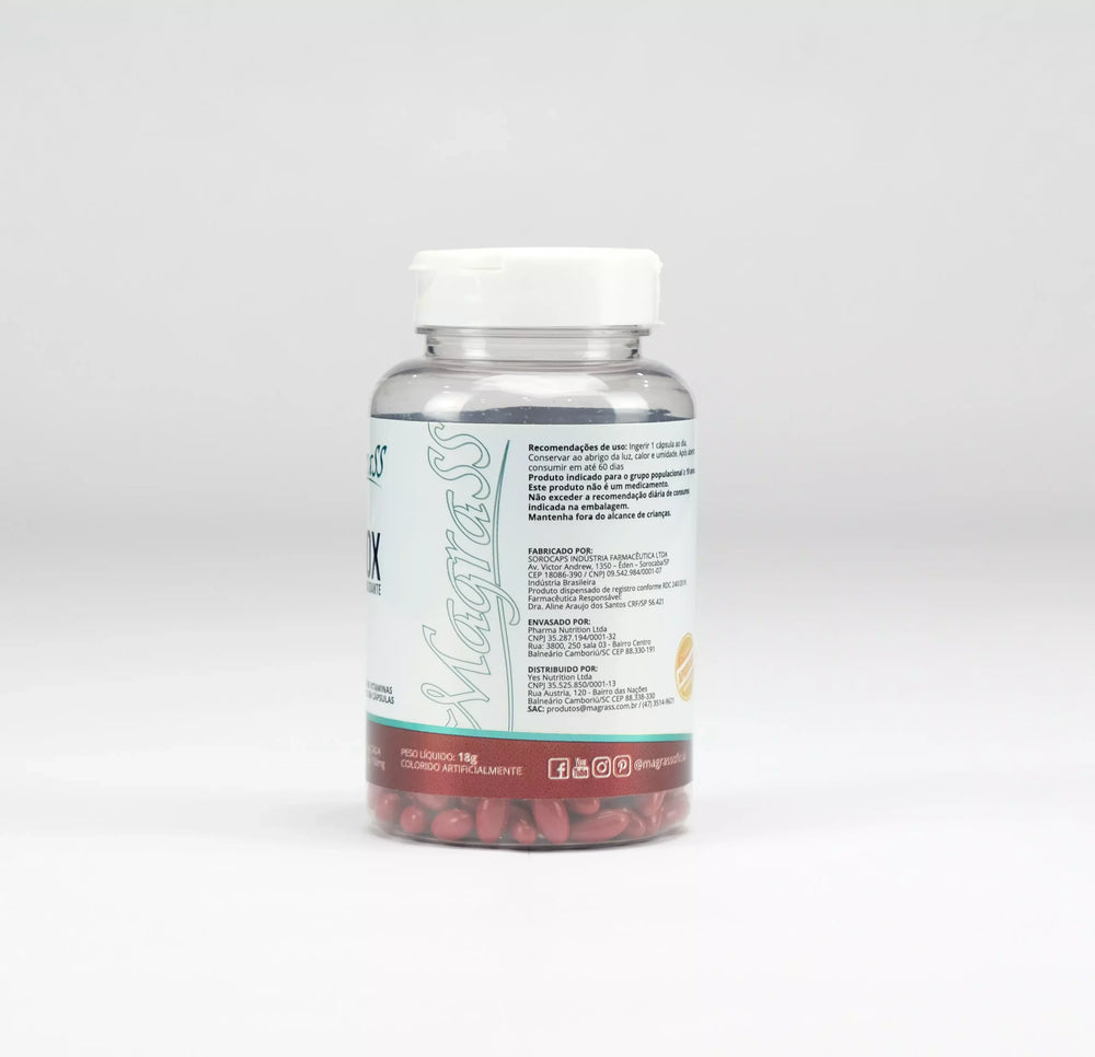 Antiox Suplemento Antioxidante com Vitaminas e Minerais Magrass (60 cápsulas)