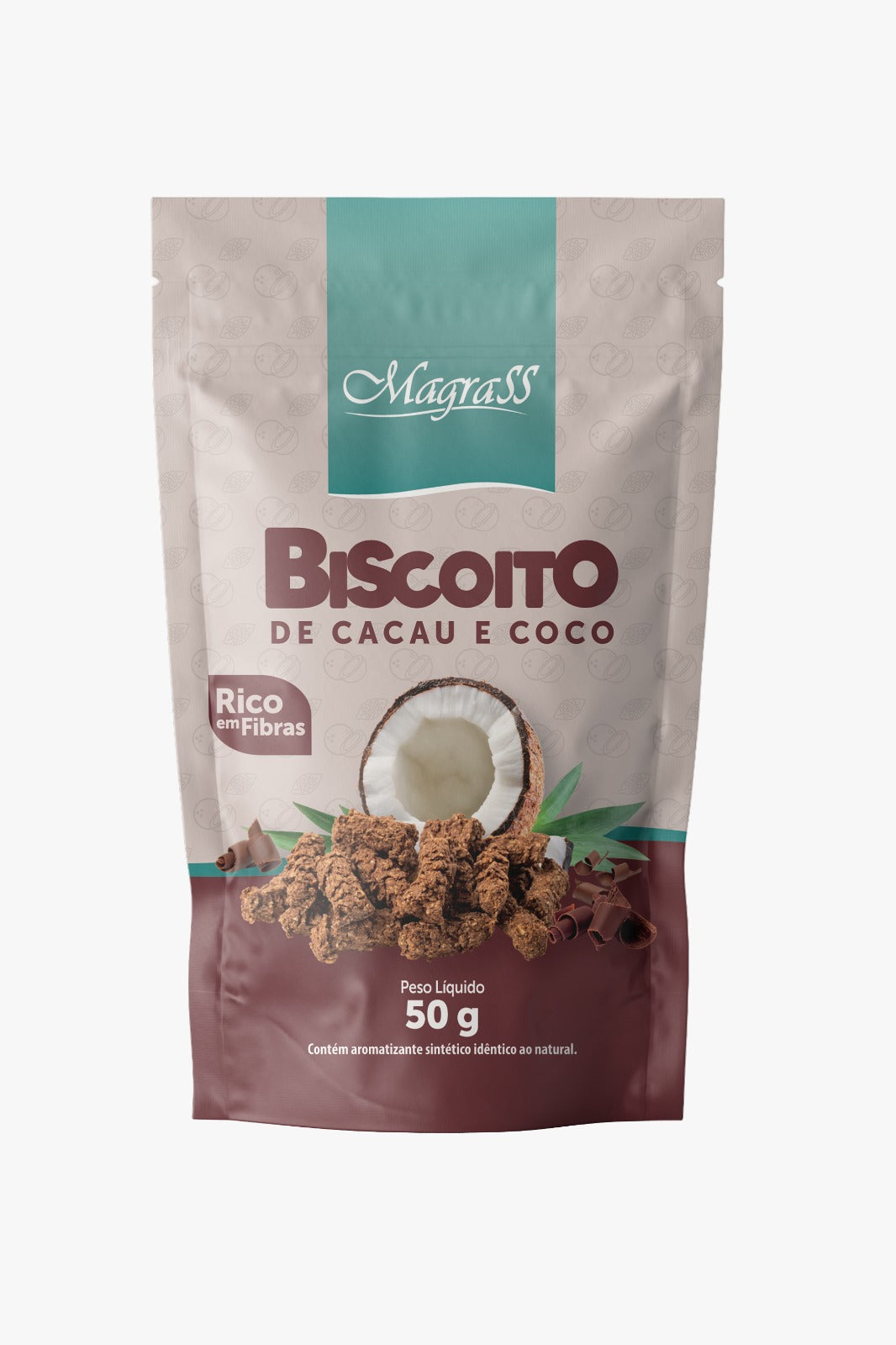 Biscoito de Cacau e Coco 50g Magrass