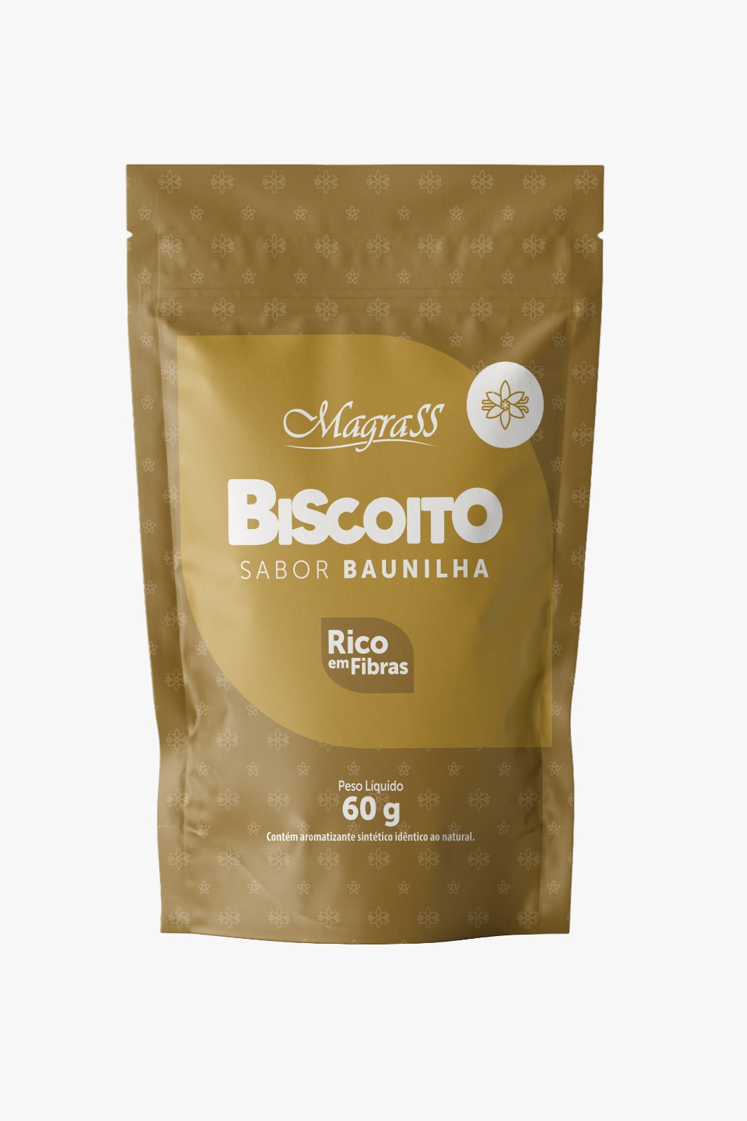 Biscoito Integral Sabor Baunilha Magrass (60g)
