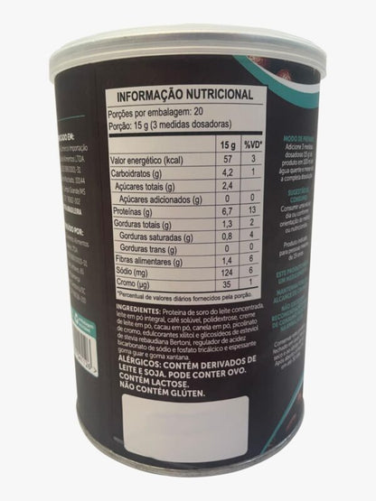 Cappuccino Fit com Cromo e Alto Teor de Proteína Magrass (300g)