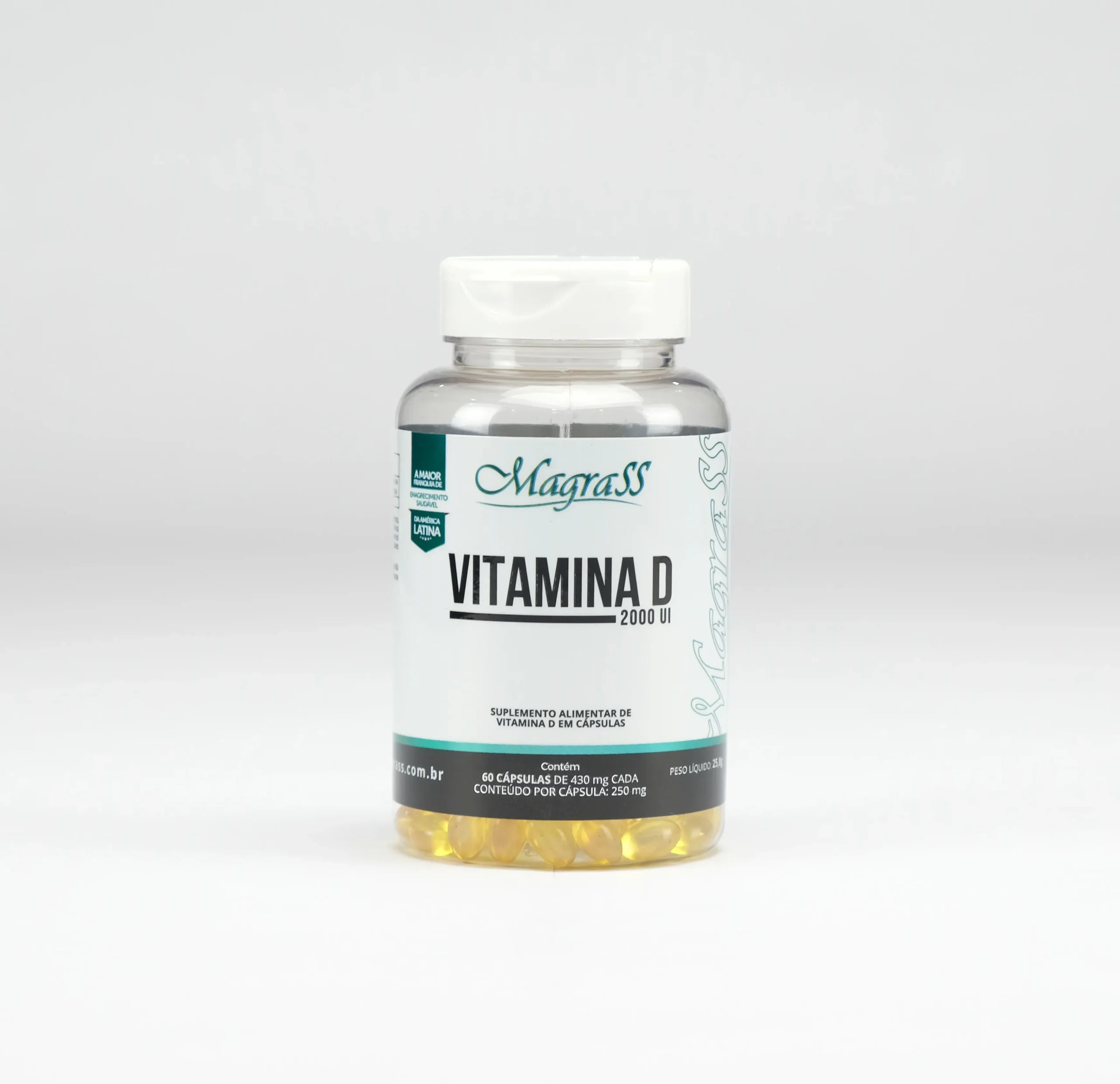 Vitamina D3 2000UI Magrass 60 Cápsulas