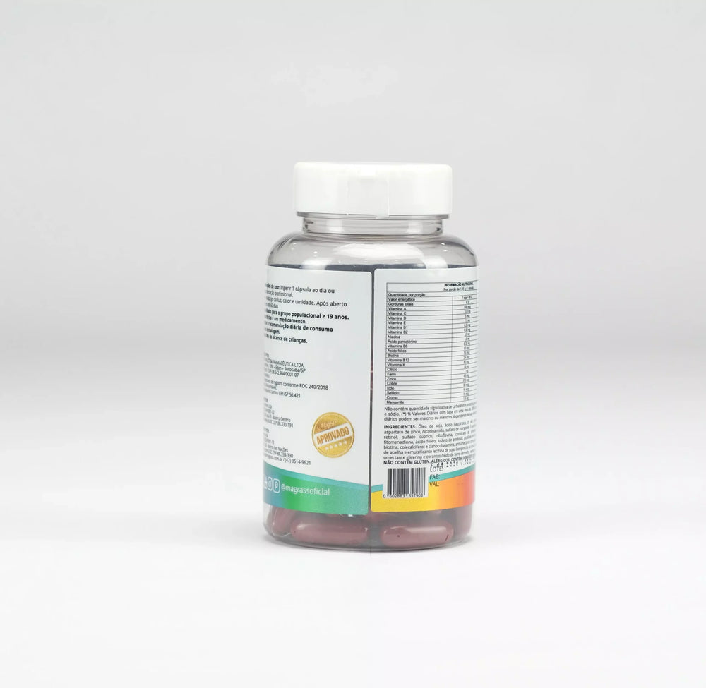 Polivitamínico A-Z Magrass 60 Cápsulas