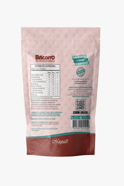 Biscoito de Cravo e Canela 50g Magrass