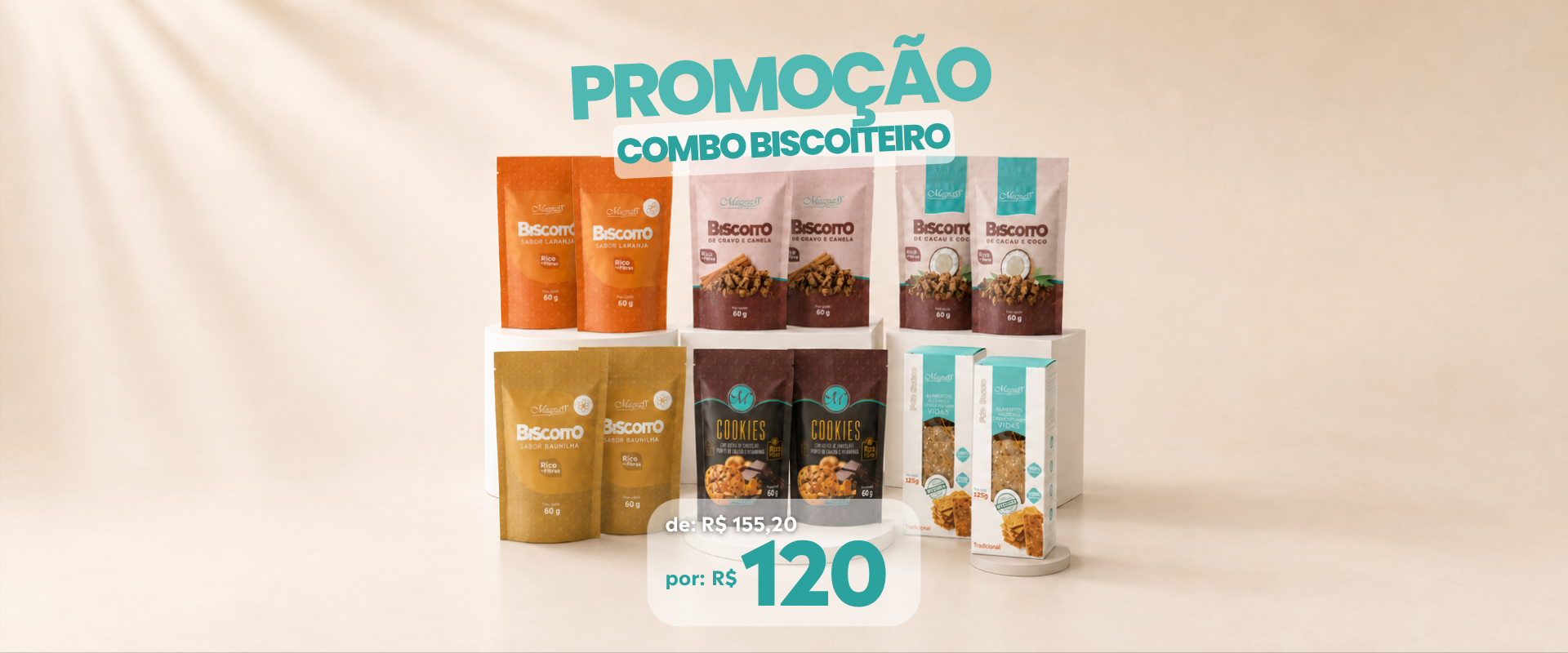Combo Biscoiteiro Magrass