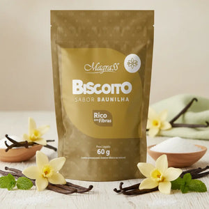 Biscoito Integral Sabor Baunilha Magrass (60g)