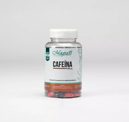 Cafeína 200mg para Energia Foco e Desempenho Magrass (60 Cápsulas)