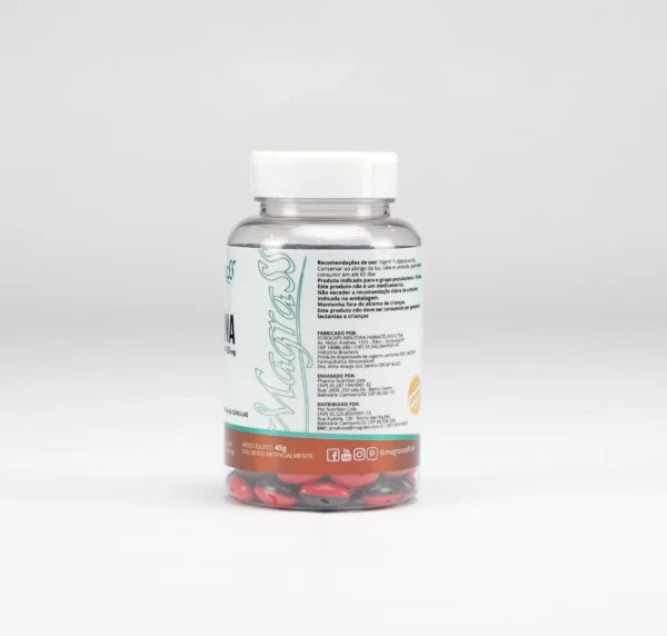 Cafeína 200mg para Energia Foco e Desempenho Magrass (60 Cápsulas)