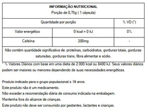 Cafeína 200mg para Energia Foco e Desempenho Magrass (60 Cápsulas)