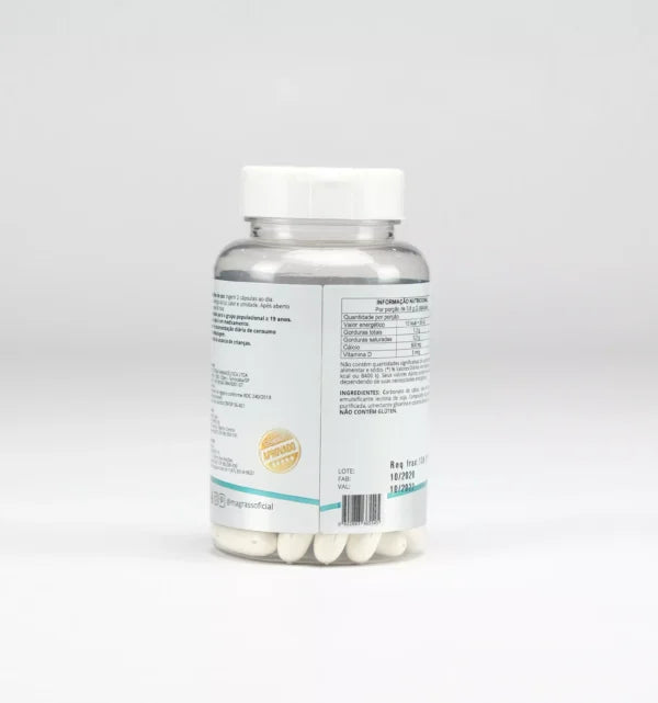 Cálcio com Vitamina D3 para Saúde Óssea Magrass (60 Cápsulas)