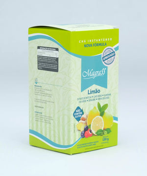 Chá Instantâneo Sabor Limão com Lipo Complex e Fibras FS Control Magrass (150g)