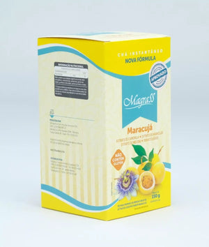 Chá Instantâneo Sabor Maracujá com Relax Complex e Fibras FS Control Magrass (150g)