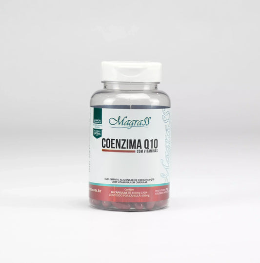 Coenzima Q10 com Vitaminas A C E e Complexo B Magrass (60 Cápsulas)