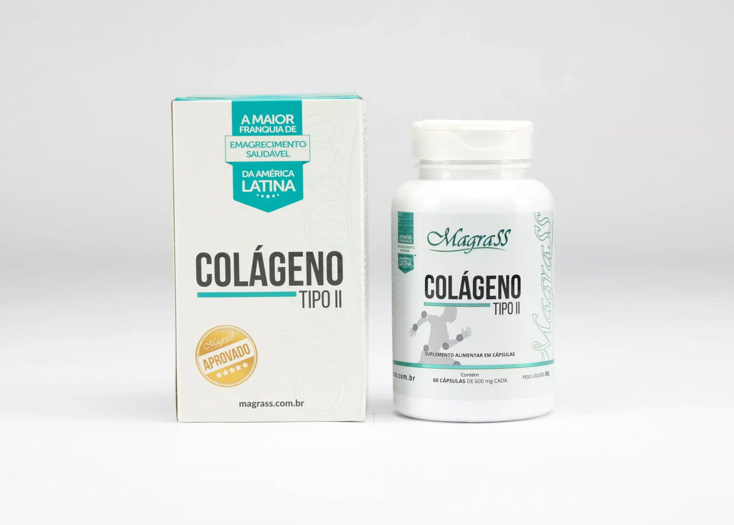 Colágeno Tipo II com Vitaminas e Minerais Magrass (60 Cápsulas)