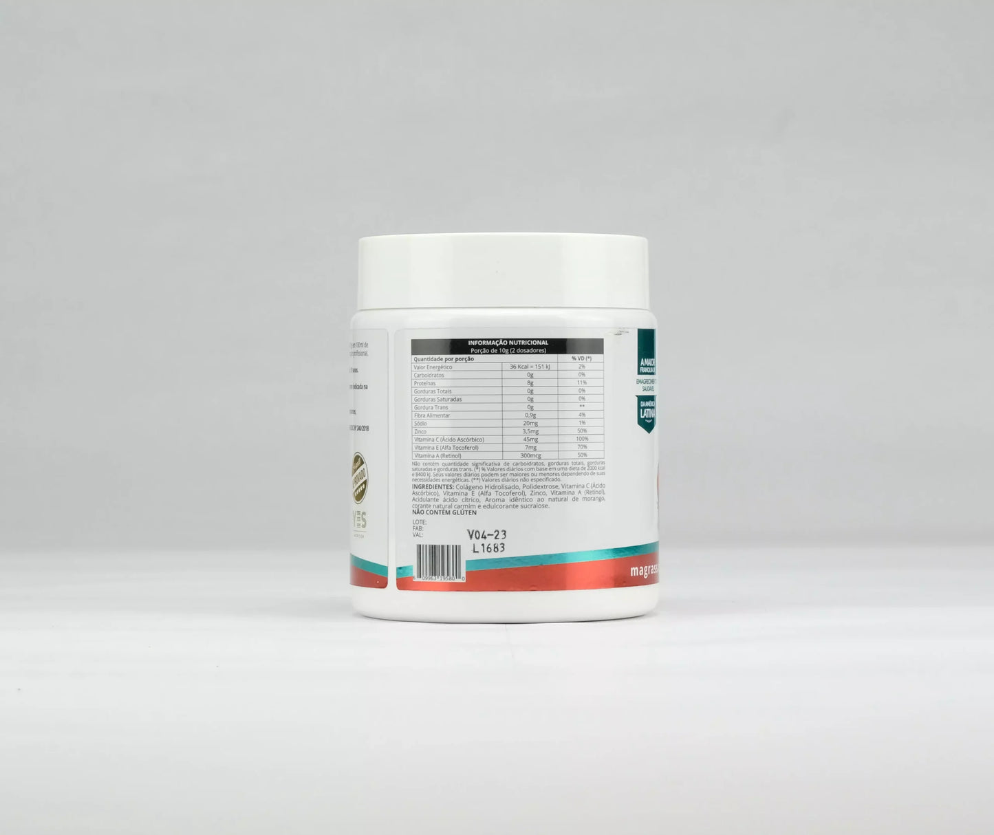 Colágeno Skin Hidrolisado Sabor Morango Magrass (250g)