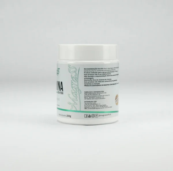 Glutamina 100% Pura L-Glutamina Magrass (250g)