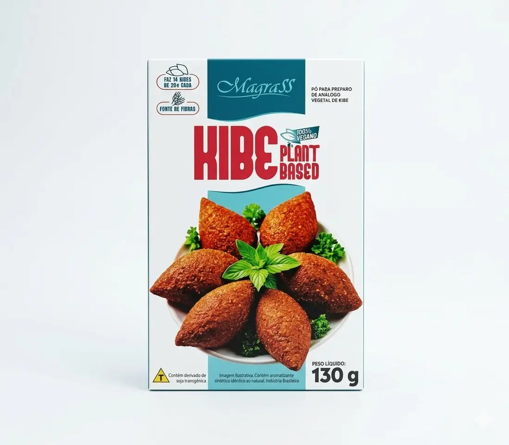 Kibe Vegano 100% Vegetal Magrass (Mix para Preparo)