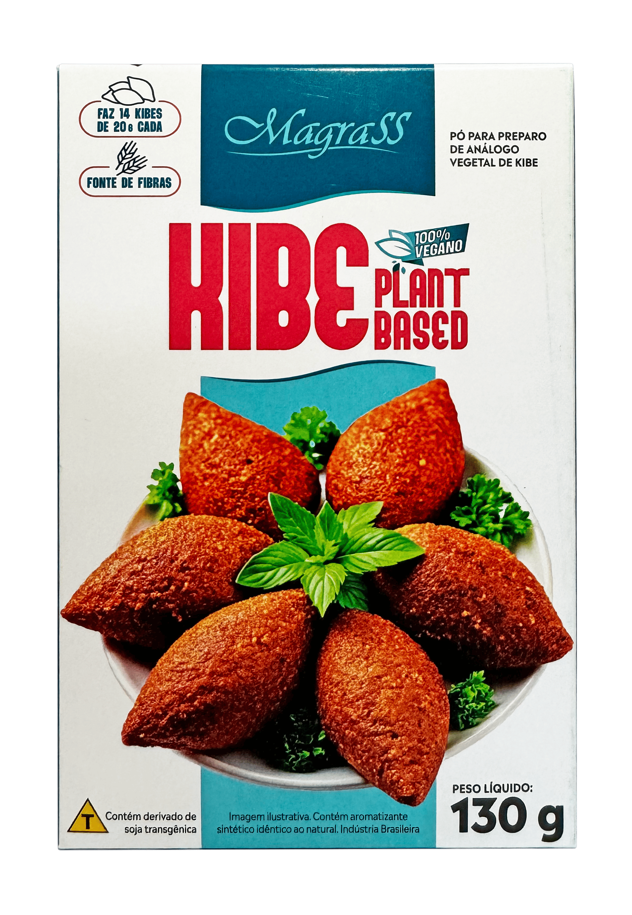 Kibe Vegano 100% Vegetal Magrass (Mix para Preparo)