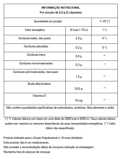 Óleo de Prímula com Ácido Gama-Linolênico Magrass (60 Cápsulas)