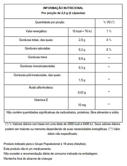 Óleo de Prímula com Ácido Gama-Linolênico Magrass (60 Cápsulas)
