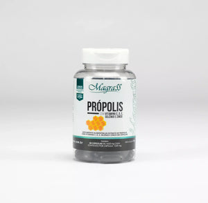 Própolis com Vitaminas C D E Selênio e Zinco Magrass (60 Cápsulas - 3 Unidades)
