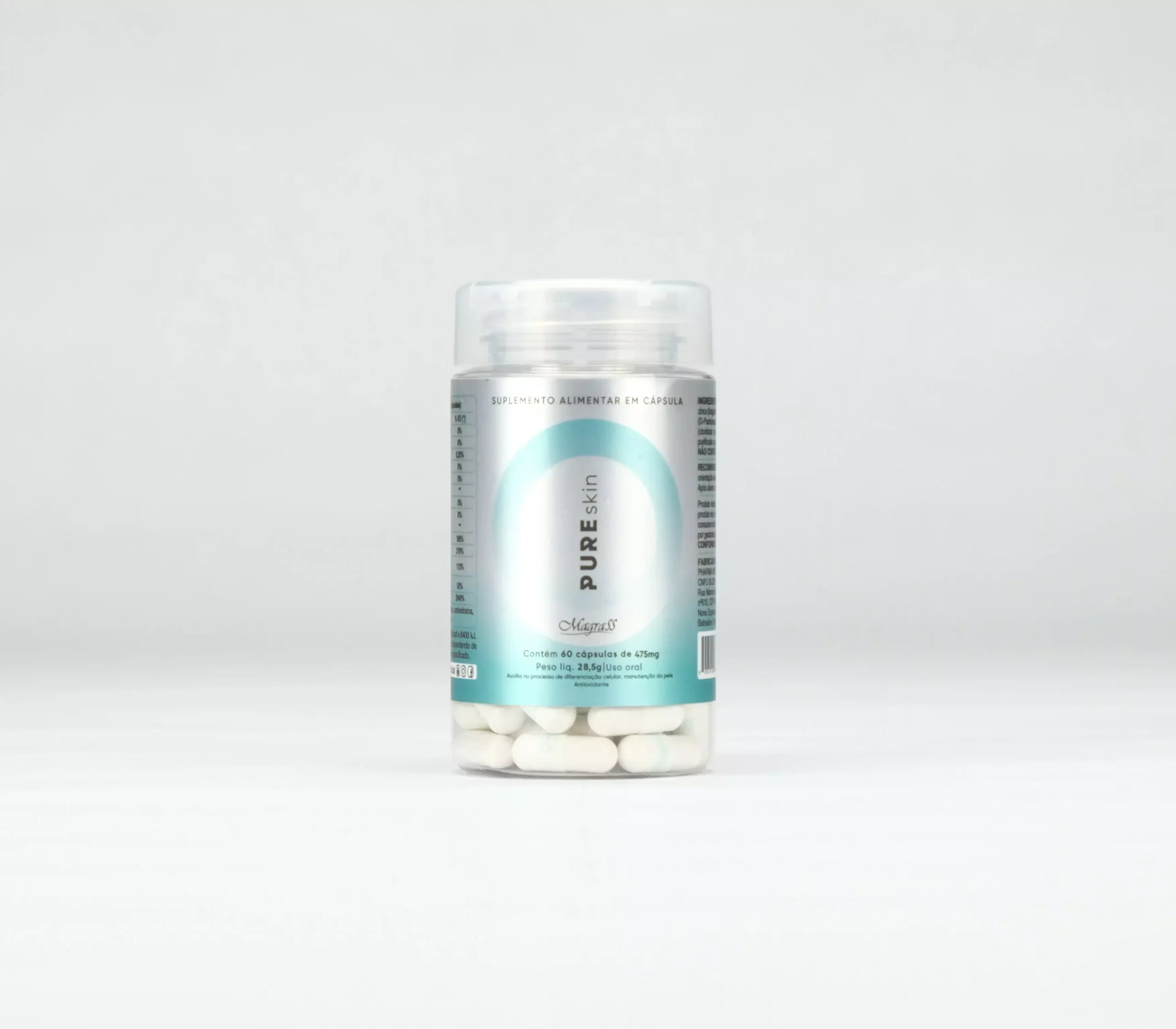 PureSkin Suplemento para Pele e Imunidade Magrass (60 Cápsulas)