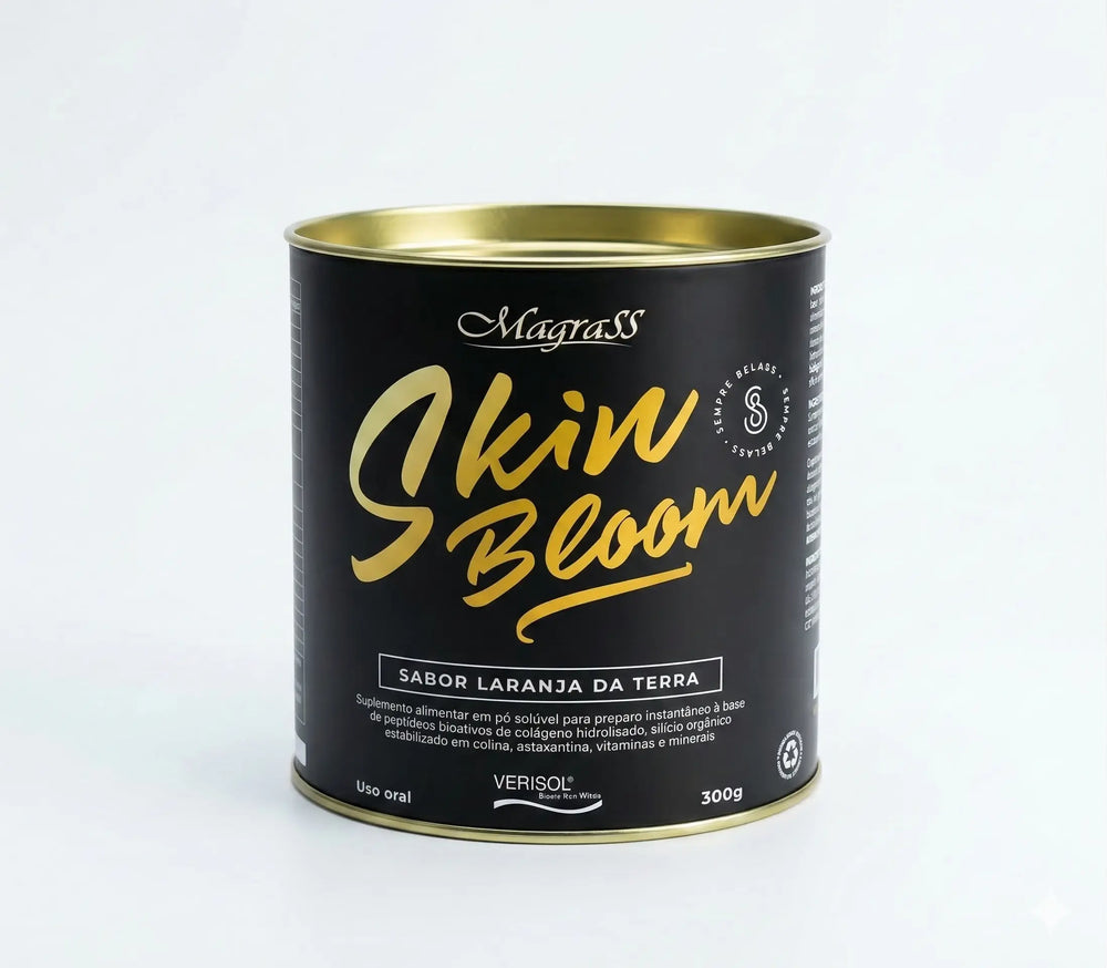 Skin Bloom Colágeno Verisol com Vitaminas e Minerais Magrass (300g)