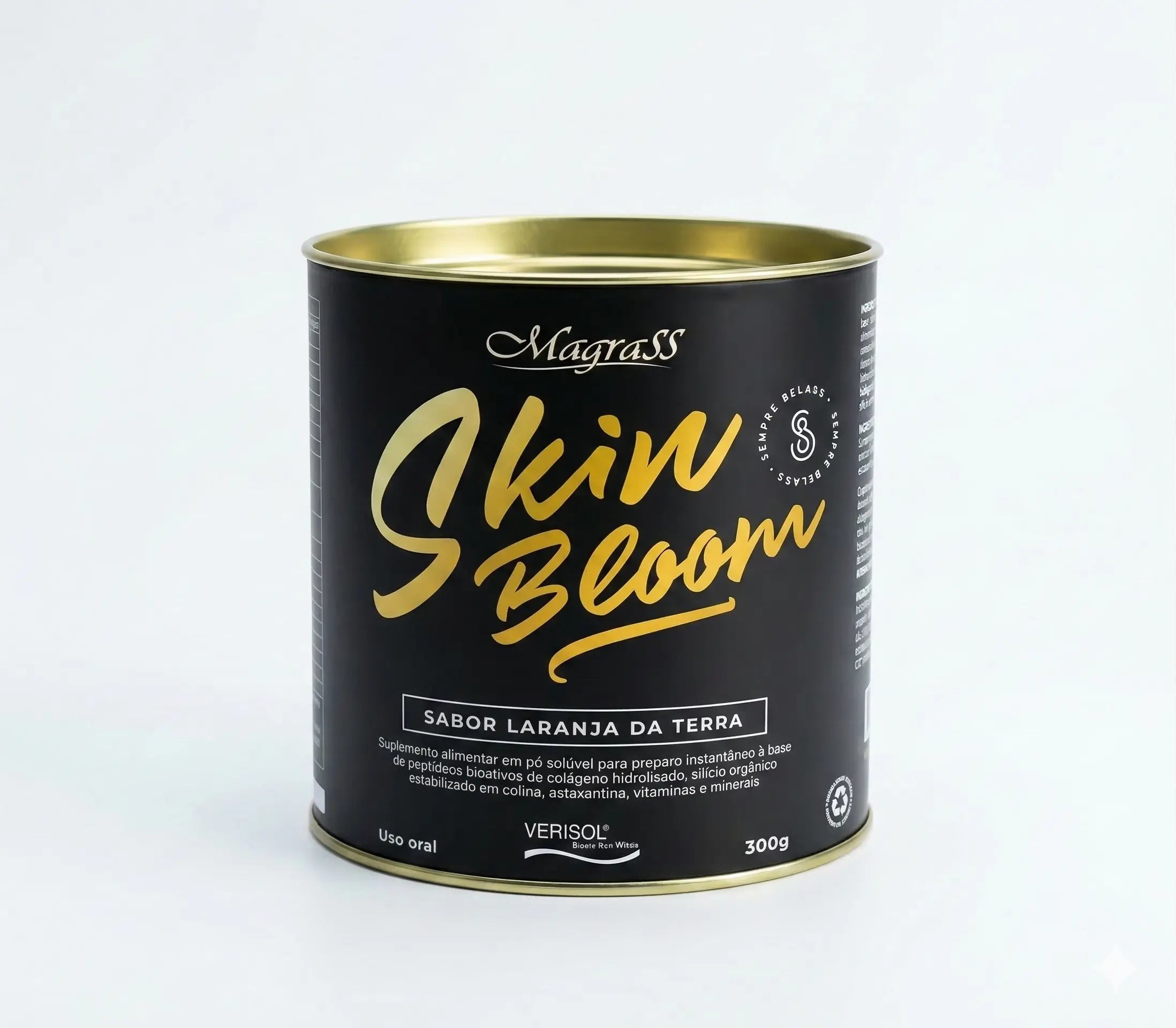 Skin Bloom Colágeno Verisol com Vitaminas e Minerais Magrass (300g)