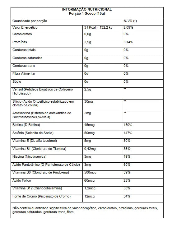 Skin Bloom Colágeno Verisol com Vitaminas e Minerais Magrass (300g)