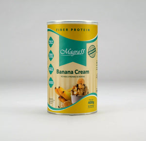 Whey Protein Isolado Concentrado e Hidrolisado Fiber Magrass (400g – Sabor Banana Cream)