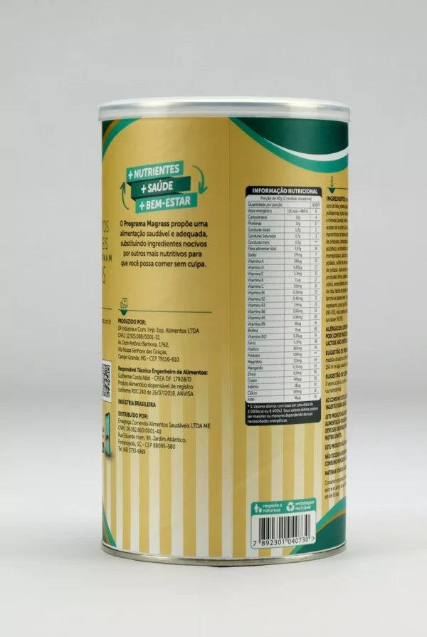 Whey Protein Isolado Concentrado e Hidrolisado Fiber Magrass (400g – Sabor Creme)