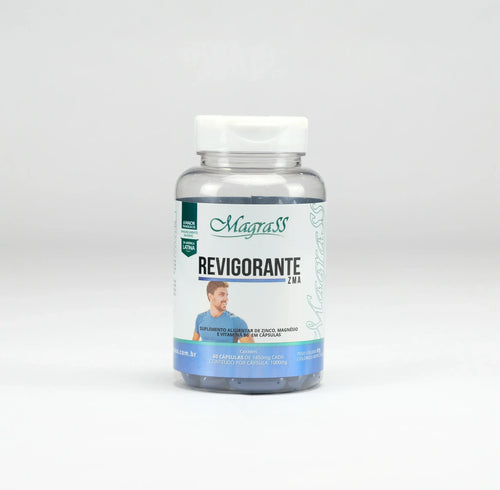 Revigorante ZMA com Zinco Magnésio e Vitamina B6 Magrass (60 Cápsulas)