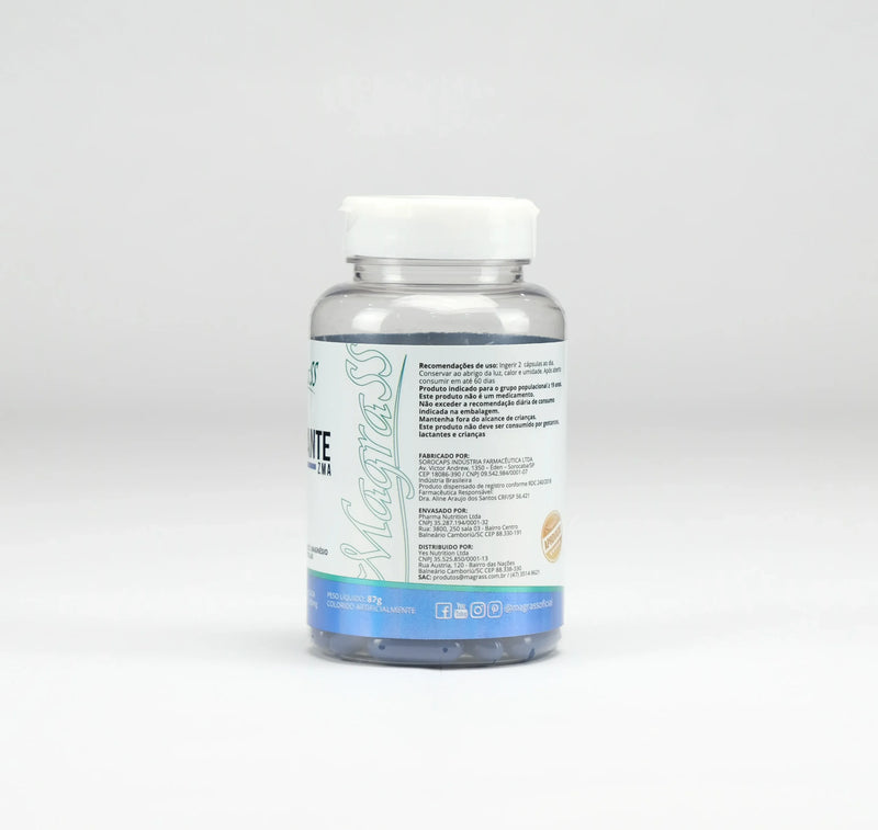 Revigorante ZMA com Zinco Magnésio e Vitamina B6 Magrass (60 Cápsulas - 3 Unidades)